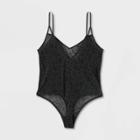 Women's Holiday Bodysuit - Colsie Black