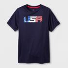 Boys' Usa Graphic Tech T-shirt - C9 Champion Navy
