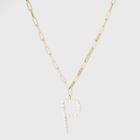 Sugarfix By Baublebar Pearl Initial P Pendant Necklace - Pearl, White