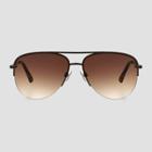 Women's Tortoise Shell Print Aviator Sunglasses - Universal Thread