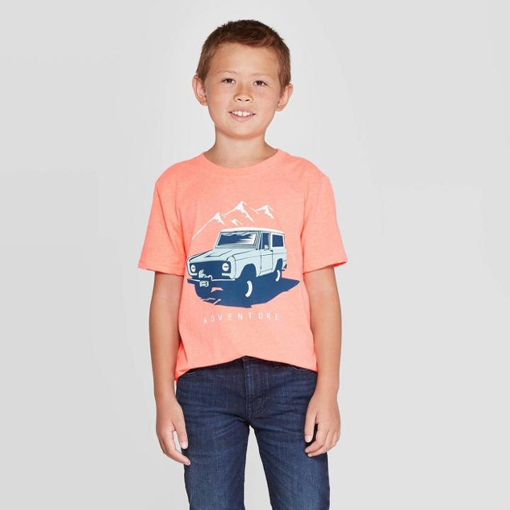 Petiteboys' Adventure Short Sleeve Graphic T-shirt - Cat & Jack Orange