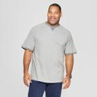Men's Tall Regular Fit Short Sleeve Pique Shirt - Goodfellow & Co Masonry Gray