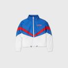33 Revolutions Women's Americana 1776 Cropped Bomber Graphic Windbreaker - White