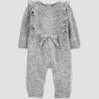 Baby Girls' Ruffle Rompers - Just One You Made By Carter's Gray Newborn