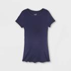 Maternity Short Sleeve Non-shirred T-shirt - Isabel Maternity By Ingrid & Isabel Xavier Navy