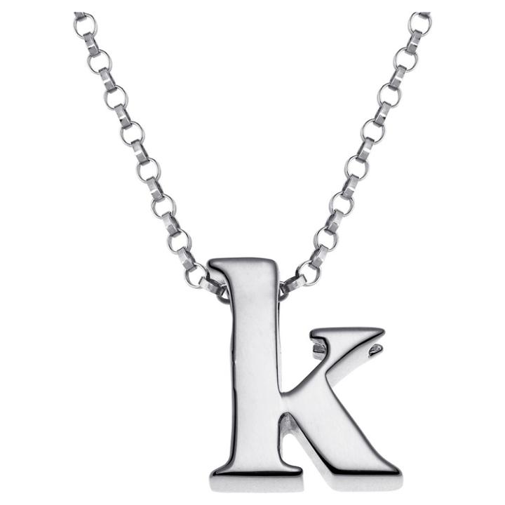 Distributed By Target Women's Sterling Silver 'k' Initial Charm Pendant -