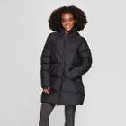 Women's 3/4 Length Puffer Jacket - C9 Champion Black