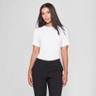 Women's Short Sleeve Crew Neck T-shirt - Prologue White