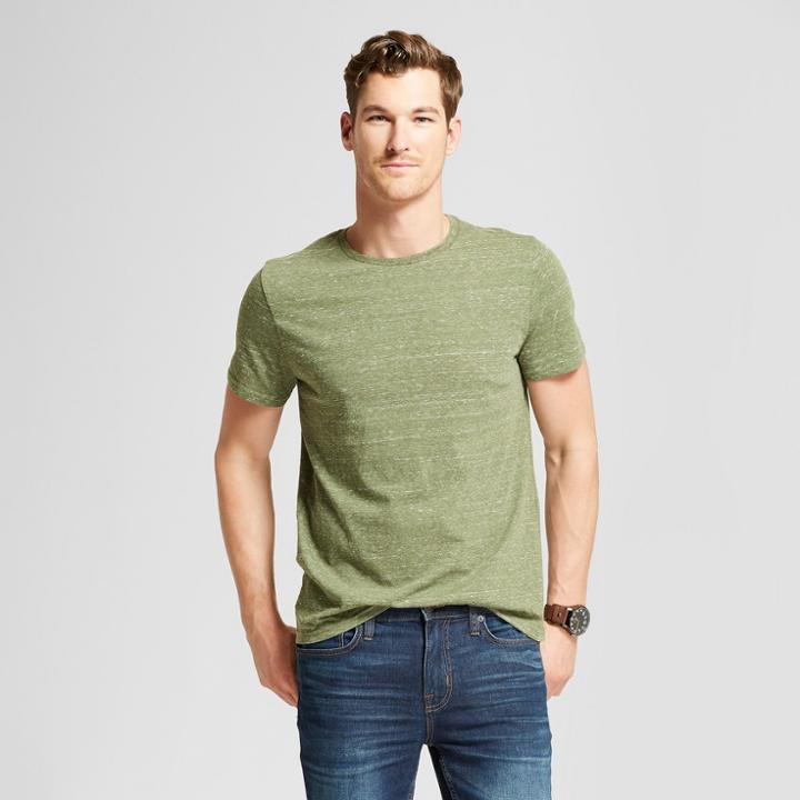 Men's Standard Fit Short Sleeve Crew Neck Novelty T-shirt - Goodfellow & Co Orchid