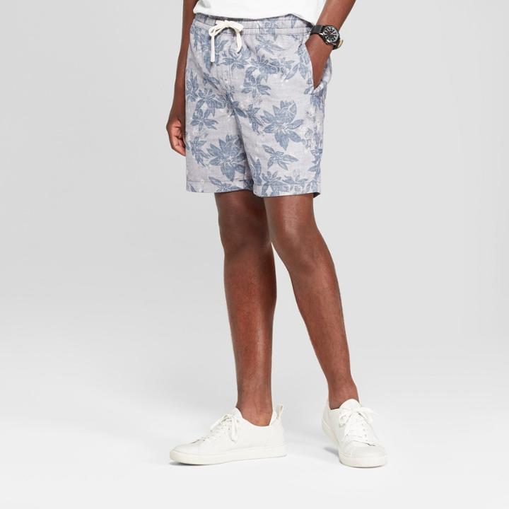 Men's 8 Porkchop Pocket Drawstring E - Waist Shorts - Goodfellow & Co Blue