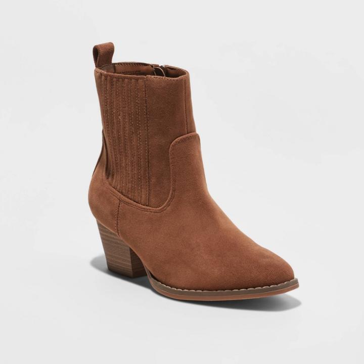 Women's Solita Western Boots - Universal Thread Cognac