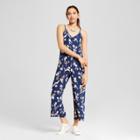 Women's Wide-leg Jumpsuit - Xhilaration (juniors') Navy (blue)