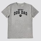 Iml Men's Best Dog Dad Short Sleeve Graphic T-shirt - Heathered Gray