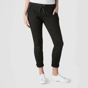 Denizen From Levi's Women's Modern Lounge Crop Jeans - Black X