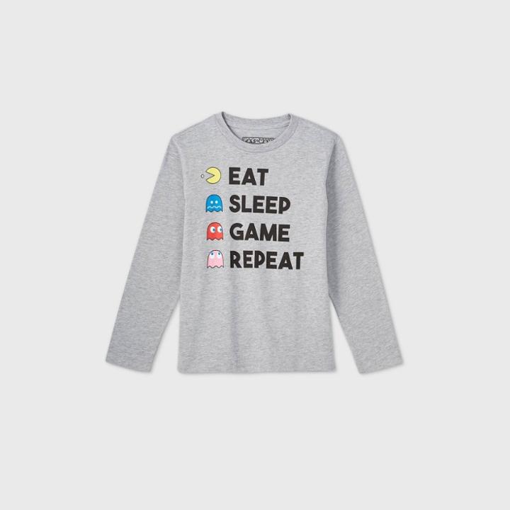 Boys' Pac-man Graphic T-shirt - Gray