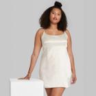 Women's Plus Size Notch Slip Dress - Wild Fable Light Beige