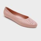 Women's Samantha Laser Cut Ballet Flats - Okabashi Blush
