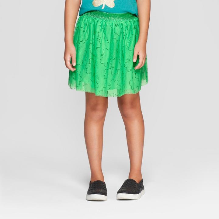 Girls' St. Patrick's Day Tutu Skirt - Cat & Jack Green