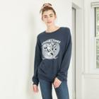 Women's Warner Bros. Looney Tunes Graphic Sweatshirt - Navy