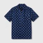 Target Pride Adult Extended Size Short Sleeve Gender Inclusive Button-down Shirt - Navy 2xb, Adult Unisex, Blue