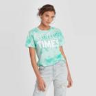 Women's Good Times Short Sleeve Graphic T-shirt - Modern Lux (juniors') - Mint Xs, Women's, Green