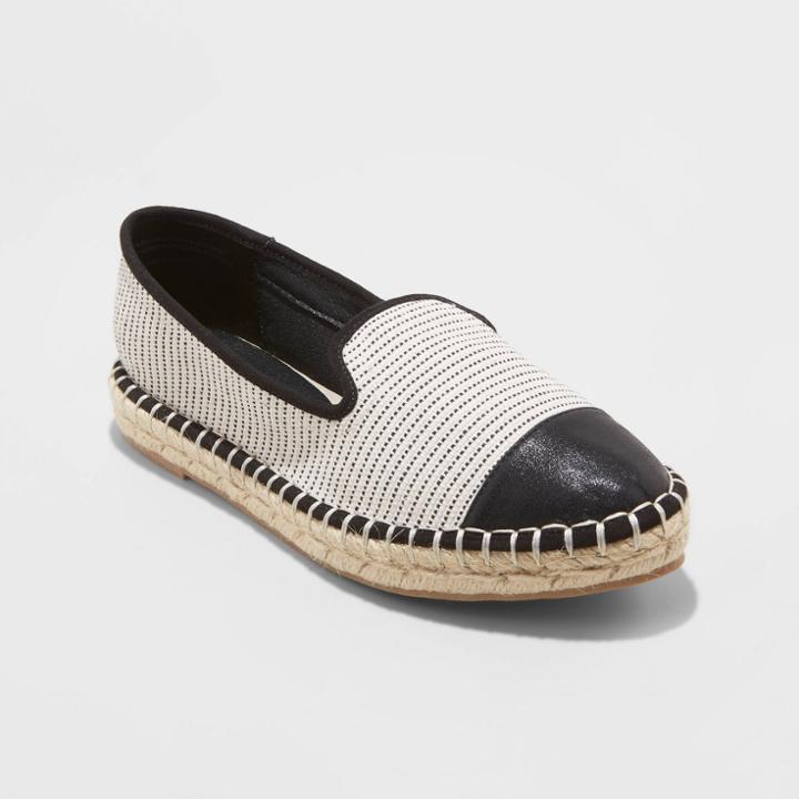 Women's Carly Woven Espadrille Flat - Universal Thread White