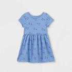 Toddler Girls' Short Sleeve Dress - Cat & Jack Blue