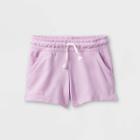 Toddler Girls' Knit Pull-on Shorts - Cat & Jack Light Purple