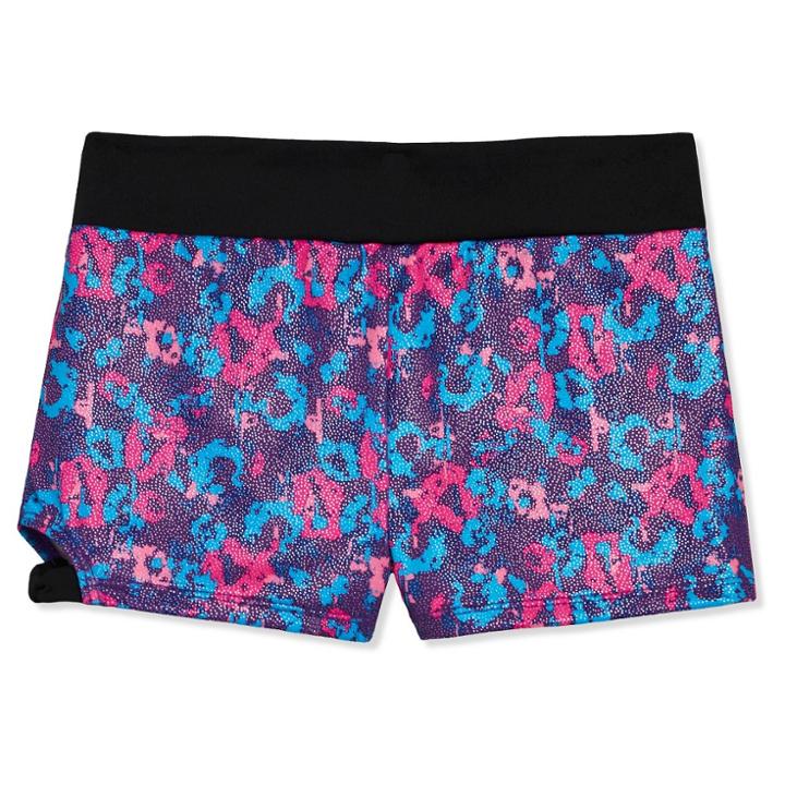 Freestyle By Danskin Girls' Activewear Shorts Bright Purple -