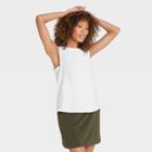 Women's Move Upf Muscle Tank Top - All In Motion White
