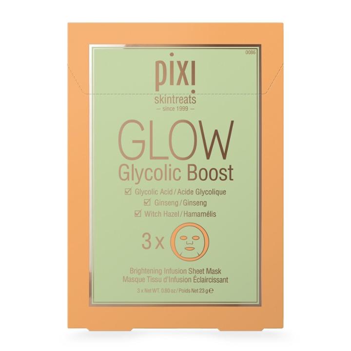 Pixi By Petra Glow Glycolic Boost Brightening Face Sheet Mask