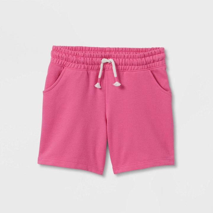 Girls' Knit Midi Pull-on Shorts - Cat & Jack Pink