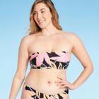 Women's Bandeau Bikini Top - Kona Sol Floral L, Women's, Size: Large,