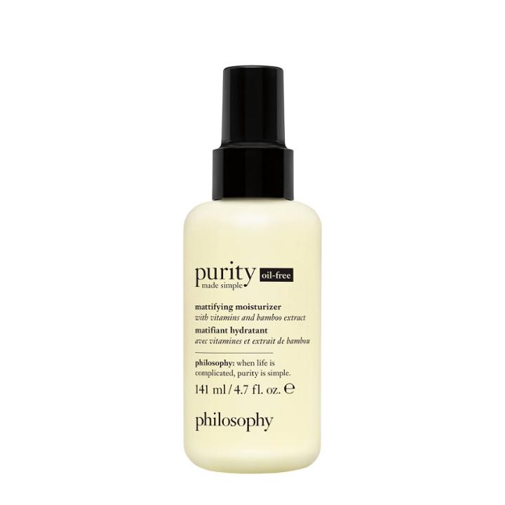Philosophy Purity Made Simple Oil Free Mattifying Moisturizer - 4.7 Fl Oz - Ulta Beauty