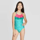 Girls' Seeds N' Stripes One Piece - Cat & Jack Green