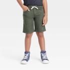 Boys' Classic 'at The Knee' Pull-on Shorts - Cat & Jack Olive Green