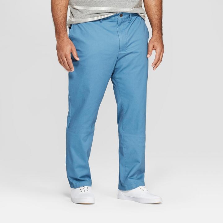Men's Tall 36 Slim Fit Hennepin Chino Pants - Goodfellow & Co Blue