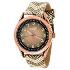 Target Van Sicklen Analog Wristwatch - Brown Chevron,