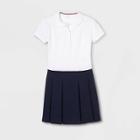 French Toast Girls' Uniform Peter Pan Collar Dress - Navy