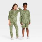 Kids' Pullover Sweatshirt - Cat & Jack Army Green