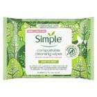 Simple Kind To Skin Compostable Cleansing Wipes