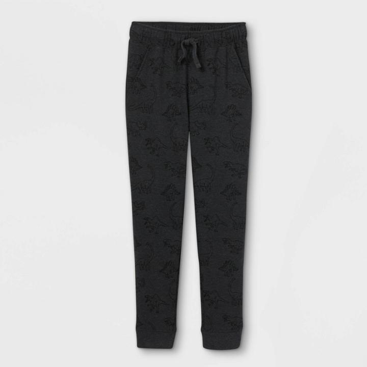 Boys' Dinosaur Print Sweatpants - Cat & Jack Gray