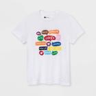 Ev Lgbt Pride Pride Gender Inclusive Kids' Word Bubbles Short Sleeve Graphic T-shirt - White