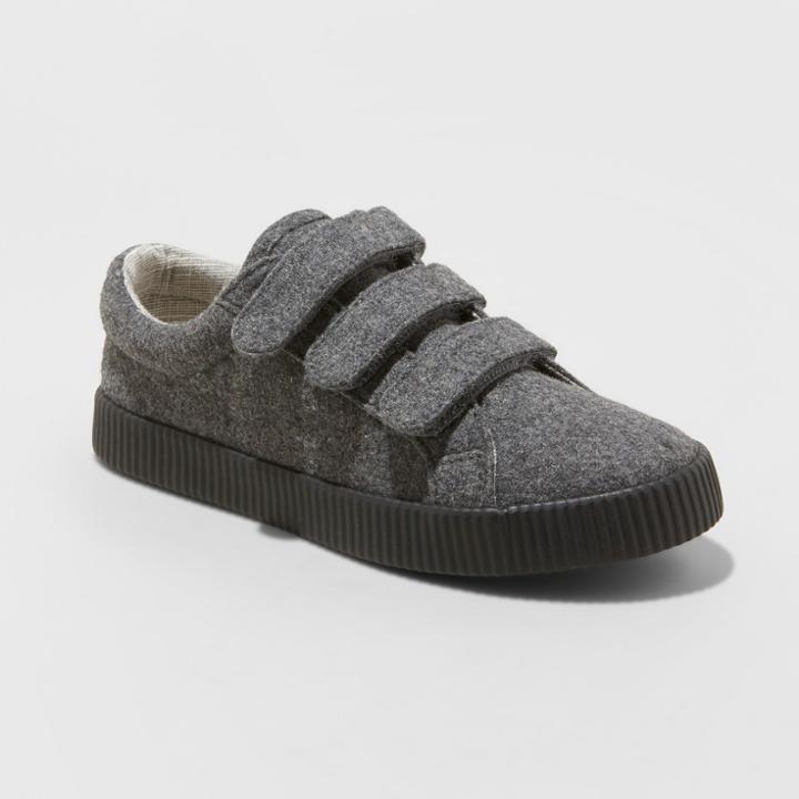 Boys' Wilson Low Top Sneakers - Cat & Jack Gray