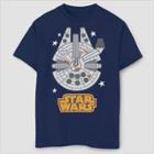 Boys' Star Wars Millennium Falcon Emoji T-shirt - Navy