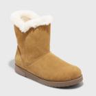 Women's Cat Mid Shearling Style Boots - Universal Thread Tan