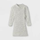 Toddler Girls' Mock Neck Sweater Dress - Cat & Jack Gray