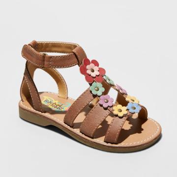 Rachel Shoes Toddler Girls' Rachel Gloria Gladiator Sandals - Brown