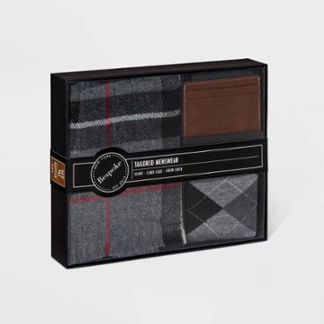 Bespoke 2112 Men's Dapper Gifting Travel Accessory Set - Gray, Men's,