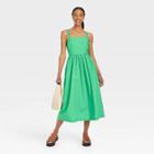 Women's Sleeveless Sundress - A New Day Green